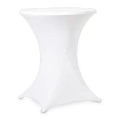 Xenos Statafelrok - wit - 80x110 cm- Bruiloft|Tafelkleden