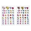 Xenos Stickers ringstones - set van 41 - 12x10x0.5 cm- Stickers