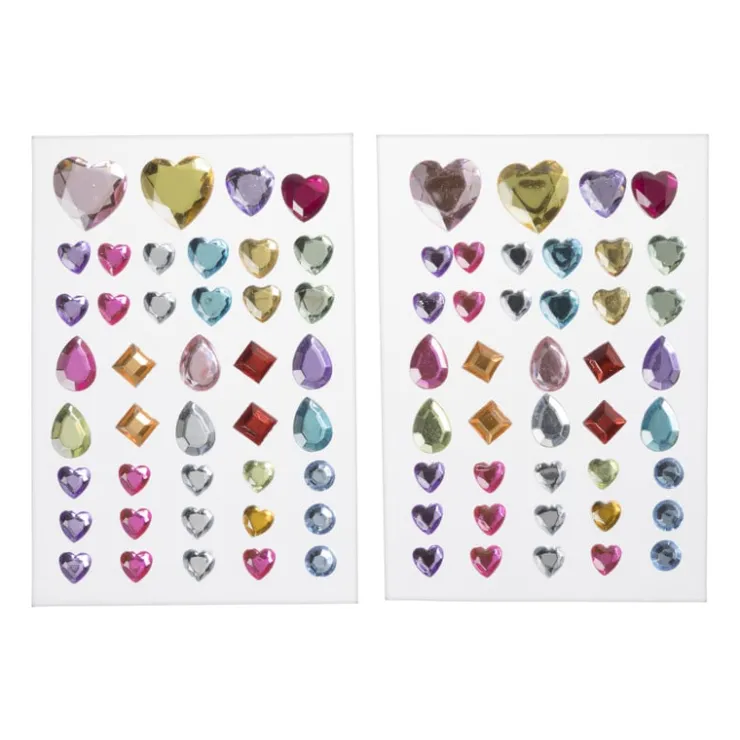 Xenos Stickers ringstones - set van 41 - 12x10x0.5 cm- Stickers
