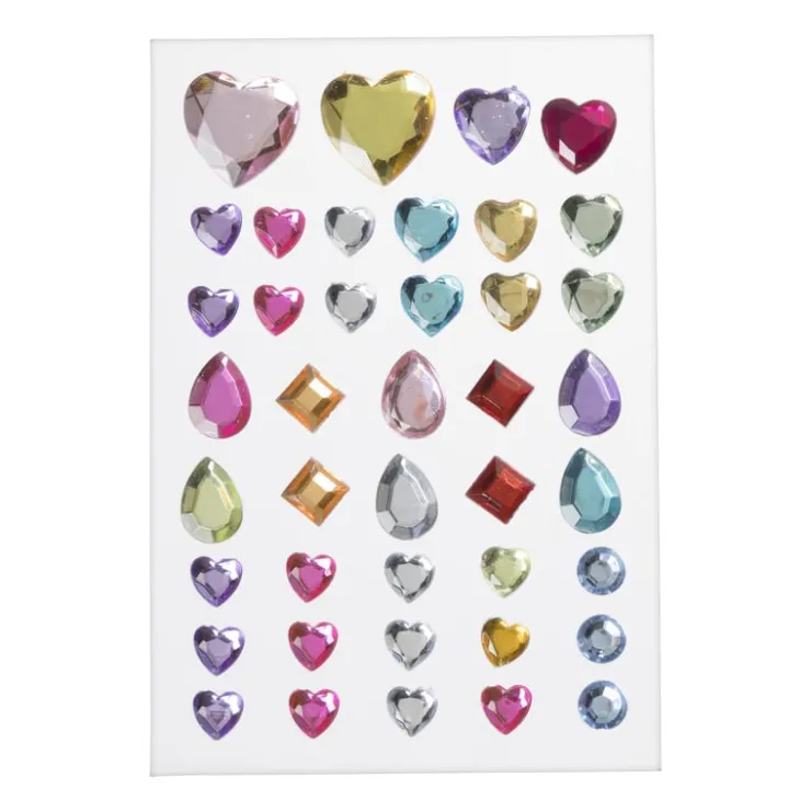 Xenos Stickers ringstones - set van 41 - 12x10x0.5 cm- Stickers