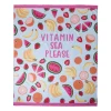 Xenos Strandlaken vitamin sea please - multikleur - 165x200 cm- Strandaccessoires|Badtextiel