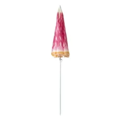 Xenos Strandparasol - roze/oranje - ø160x180x180 cm- Parasols