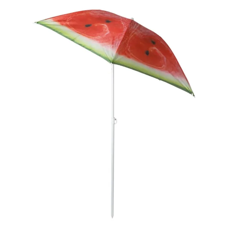 Xenos Strandparasol meloen - ø160x180 cm- Parasols|Strandaccessoires