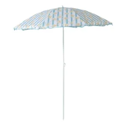 Xenos Strandparasol palmboom - blauw - ø160x180x180 cm- Parasols