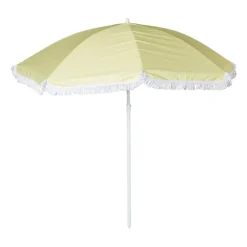 Xenos Strandparasol Tess - geel - ø150x180 cm- Parasols|Strandaccessoires