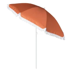Xenos Strandparasol Tess - oranje - ø150x180 cm- Parasols|Strandaccessoires