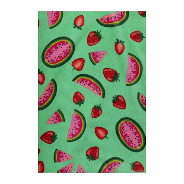 Xenos Strandponcho watermeloen - multikleur - 75x220 cm- Strandaccessoires