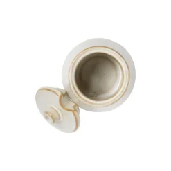 Xenos Suikerpot - beige - ø9x10.3 cm- Koffie Accessoires|Thee Accessoires