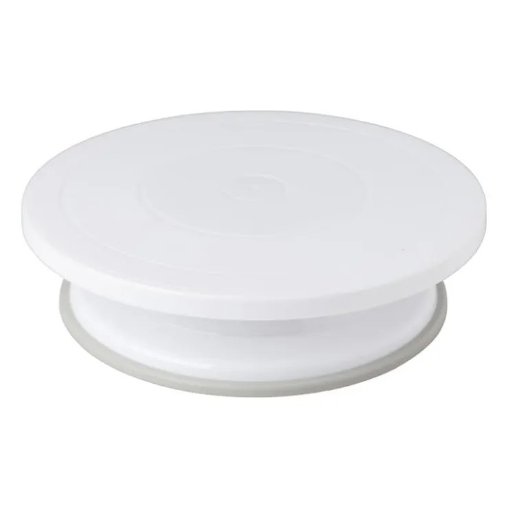 Xenos Taart draaiplateau - kunststof - ø27 cm- Bakgerei|Taartplateaus
