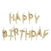 Xenos Taartkaarsjes happy birthday - goud- Taartkaarsjes