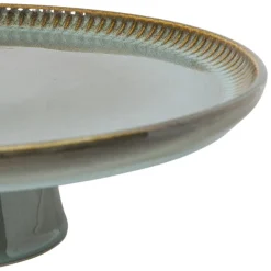 Xenos Taartplateau Toscane - groen - ø30x8 cm- Taartplateaus|Kerst Bakken