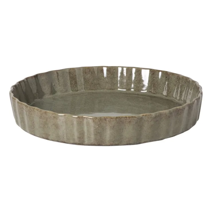 Xenos Taartvorm Toscane L - groen - ø26.8x4.5 cm- Bakvormen|Ovenschalen