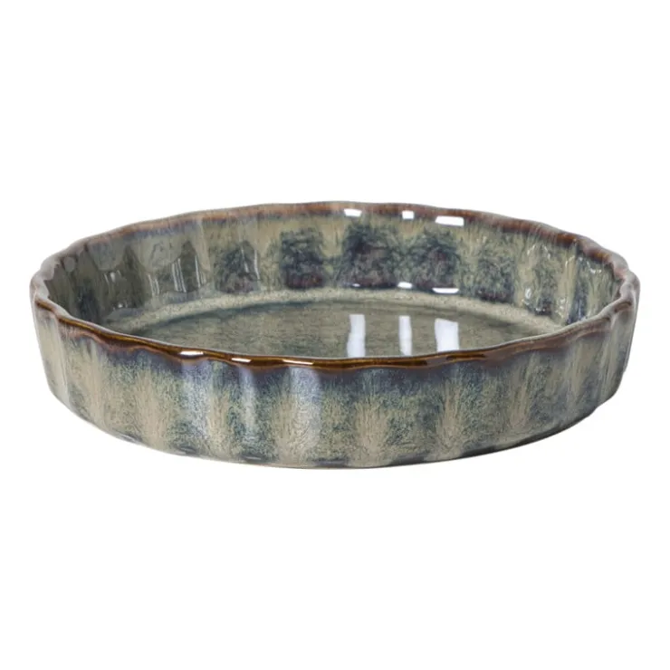 Xenos Taartvorm Toscane S - beige - ø12x2.5 cm- Bakvormen|Ovenschalen