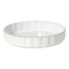 Xenos Taartvorm Toscane S - wit - ø12x2.5 cm- Bakvormen|Ovenschalen
