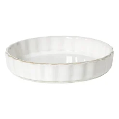 Xenos Taartvorm Toscane S - wit - ø12x2.5 cm- Bakvormen|Ovenschalen