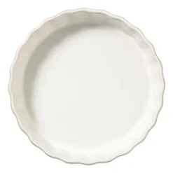 Xenos Taartvorm Toscane S - wit - ø12x2.5 cm- Bakvormen|Ovenschalen
