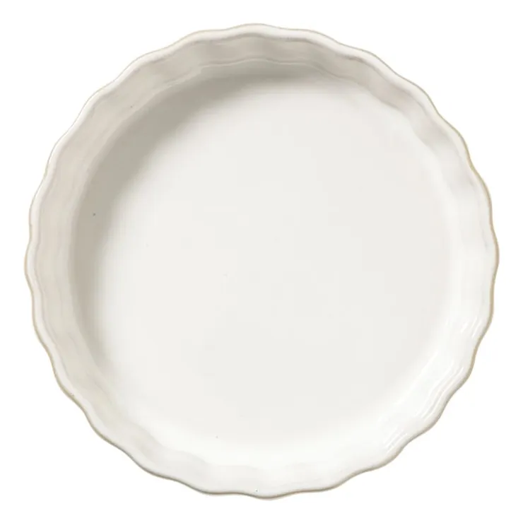 Xenos Taartvorm Toscane S - wit - ø12x2.5 cm- Bakvormen|Ovenschalen