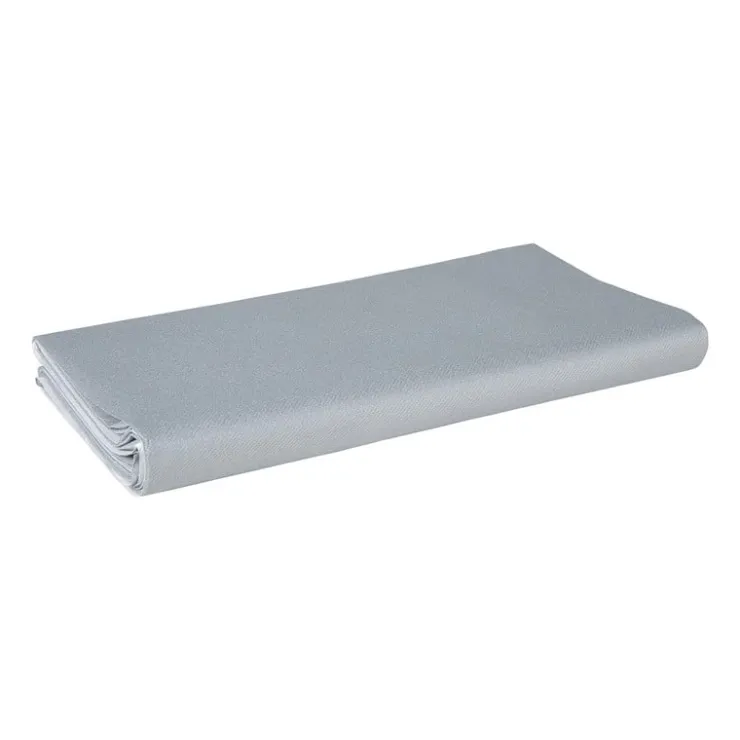 Xenos Tafelkleed - zilverkleurig - 140x220 cm- Wegwerptafelkleden