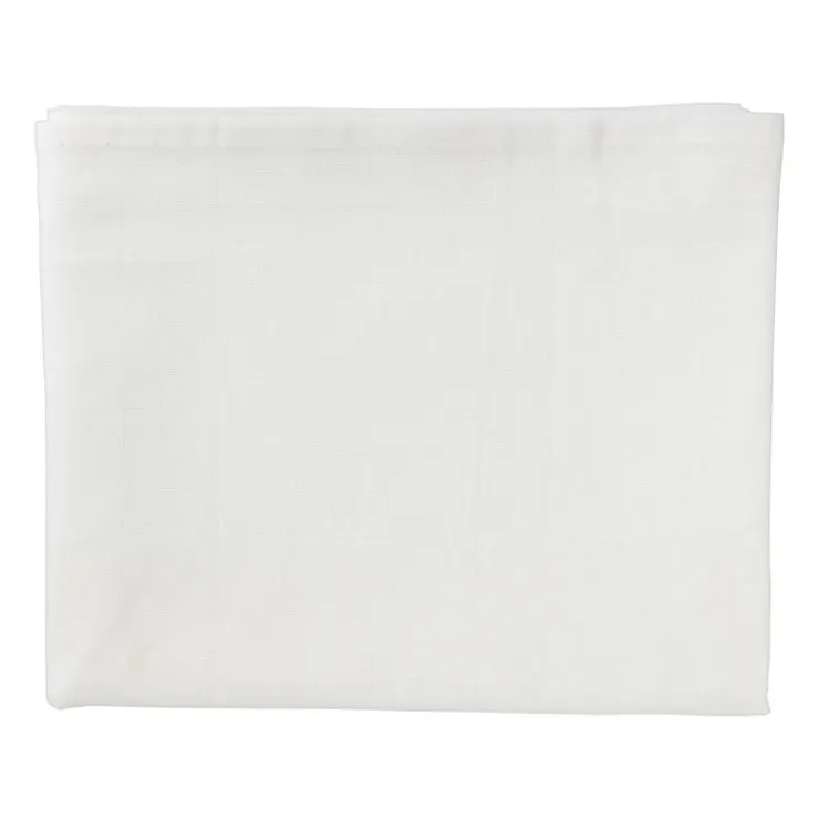 Xenos Tafelkleed wit - katoen/polyester - 140x240 cm- Tafelkleden|Kersttafelkleden
