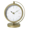 Xenos Tafelklok metaal - goud - 20x16x10.5 cm- Klokken