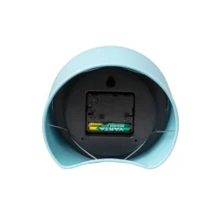 Xenos Tafelklokje rond - blauw - ø15x7 cm- Klokken