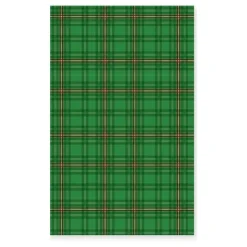 Xenos Tafellaken Tartan - groen - 138x220 cm- Tafelkleden|Kersttafelkleden