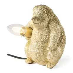 Xenos Tafellamp egel - goud - 18 cm- Tafellampen
