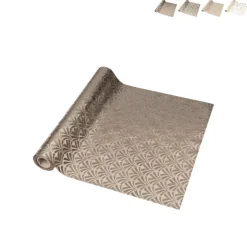 Xenos Tafelloper decostof - velvet/polyester - 28x150 cm- Kersttafelkleden