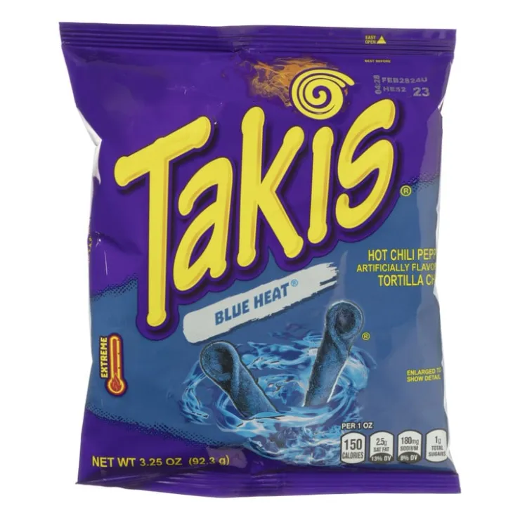 Xenos Taki's chips Blue Heat - 92.3 gram- Mexicaanse Keuken|Chips, Nootjes En Zoutjes
