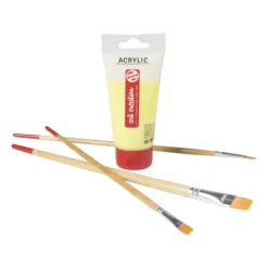 Xenos Talens acrylverf - geel - 75 ml- Verf