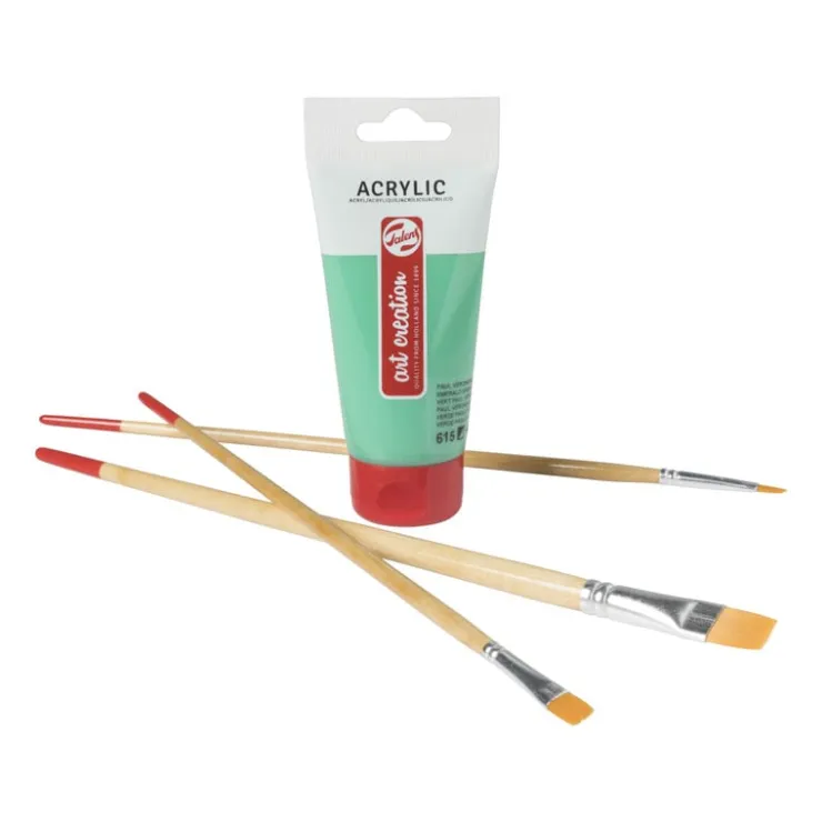 Xenos Talens acrylverf - groen - 75 ml- Verf