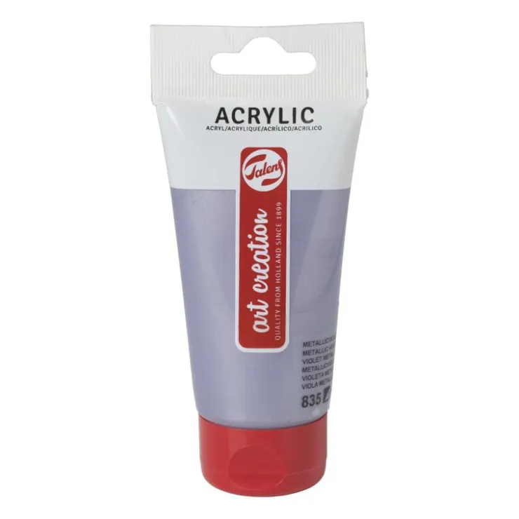 Xenos Talens acrylverf - metallic paars - 75 ml- Verf