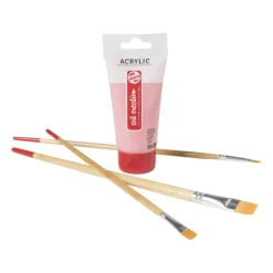 Xenos Talens acrylverf - roze - 75 ml- Verf
