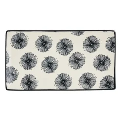 Xenos Tapas bord Sevilla - bloemen - 28x15.5 cm- Sushi Servies|Tapasservies