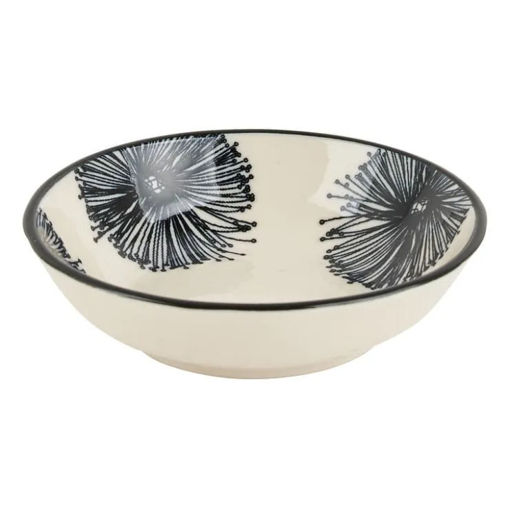 Xenos Tapas sausschaaltje Sevilla - bloemen - ø9x2.5 cm- Sushi Servies|Tapasservies