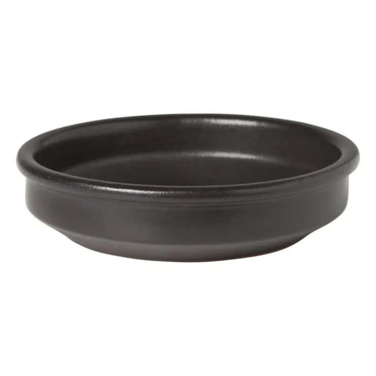 Xenos Tapas schaaltje klei - zwart - ⌀14 cm- Tapasservies