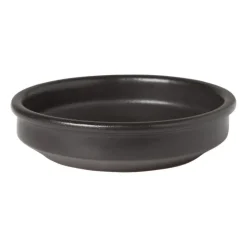 Xenos Tapas schaaltje klei - zwart - ⌀16 cm- Tapasservies