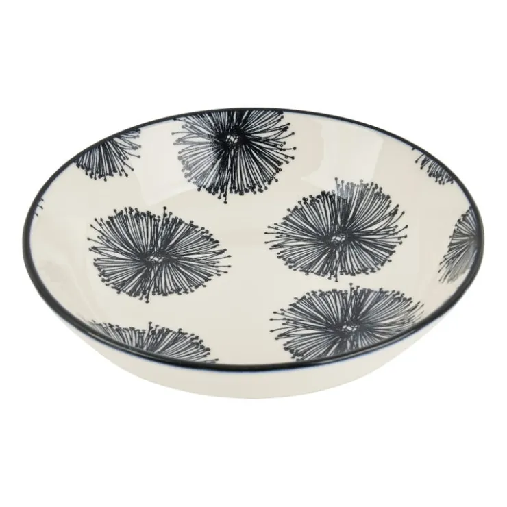 Xenos Tapas schaaltje Sevilla - bloemen - ø14x3.5 cm- Sushi Servies|Tapasservies