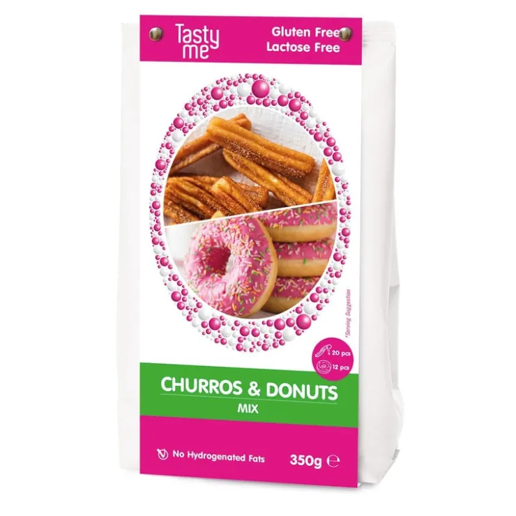Tasty Me bakmix - churros/donuts - 350 gram- Bakmixen