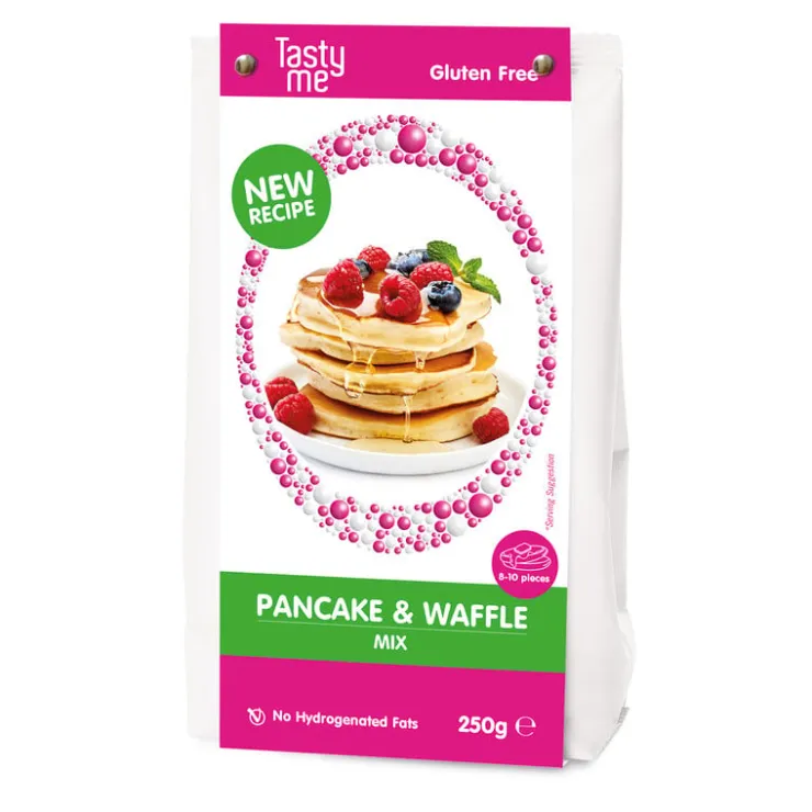 Tasty Me bakmix pannenkoeken en wafels - 250 g- Bakmixen