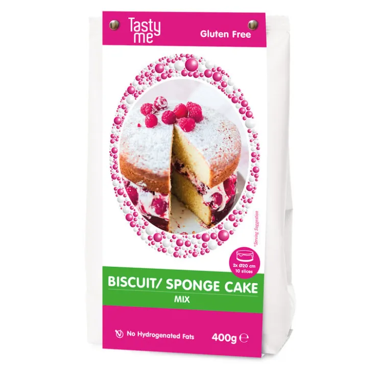 Tasty Me bakmix taart biscuit - 400 gram- Bakmixen