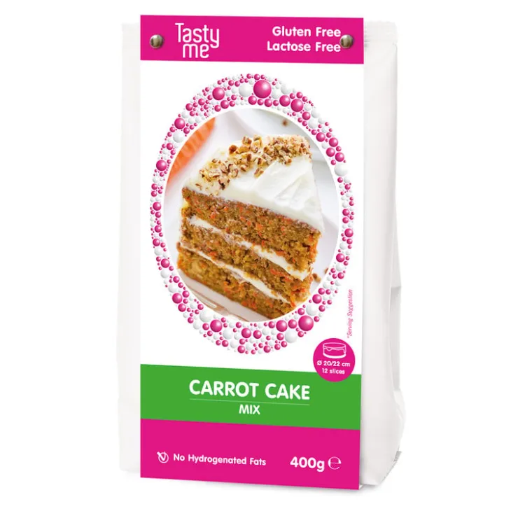 Tasty Me carrot cake - 400 gram- Bakmixen