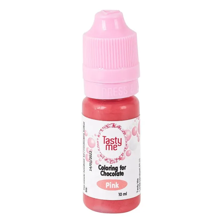 Tasty Me chocolade kleurstof - roze - 10 ml- Kleurstoffen
