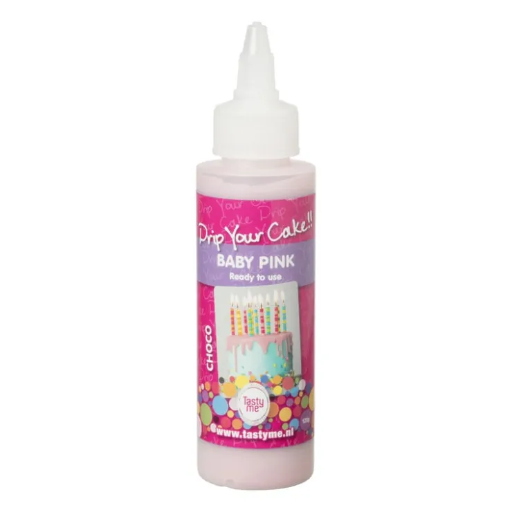 Tasty Me drip your cake - licht roze - 125 gram- Taartdecoratie