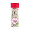 Tasty Me medley shiny happy people - wit/zilver - 80 gram- Taartdecoratie|Kerst Bakken