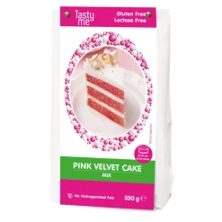 Tasty Me pink velvet cake - roze - 350 g- Babyshower|Bakmixen