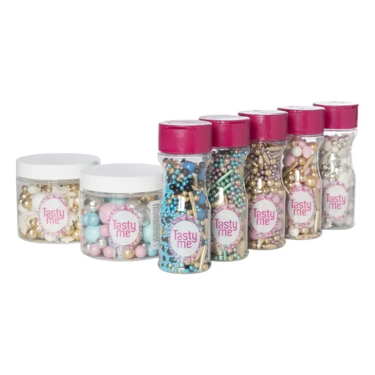 Xenos Tasty Me sprinkles - starlight mix - 60 gram- Taartdecoratie|Kerst Bakken