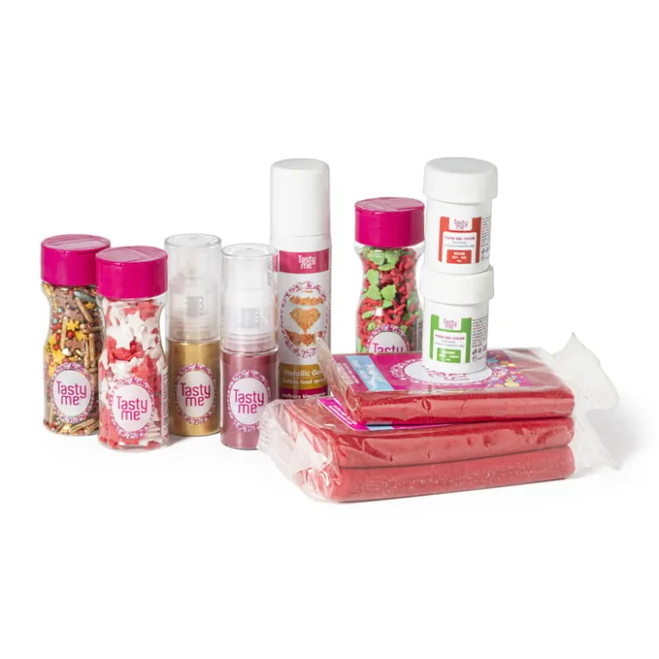 Xenos Tasty Me sprinkles - x-mas - 80 g- Taartdecoratie|Kerst Bakken