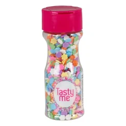 Tasty Me suikerfiguur bloemetjes - multikleur - 55 gram- Taartdecoratie