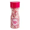Tasty Me suikerfiguur hartjes - roze/rood/wit - 55 gram- Babyshower|Taartdecoratie